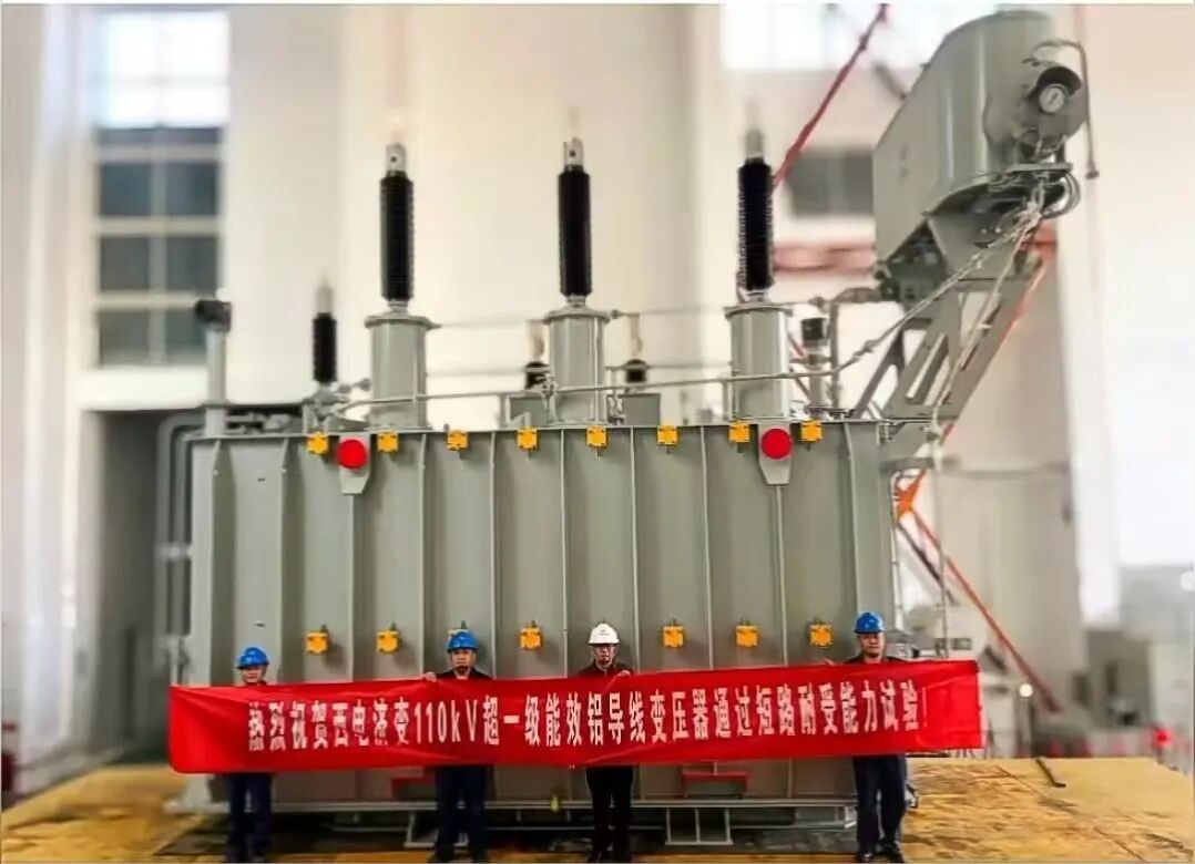 材料赋能技术突破｜统力电工高端铝换位导线助力西电西变110kV铝变全项试验圆满成功